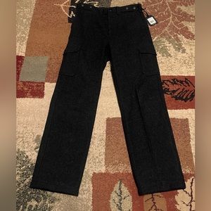 Filson Mackinaw Wool Field Cargo Pants ~ Charcoal ~ 30x31 ~ NWT ~ $445